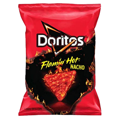 Doritos Flamin Hot Nacho Tortilla Chips - 311g | Imported | Jumbo pack