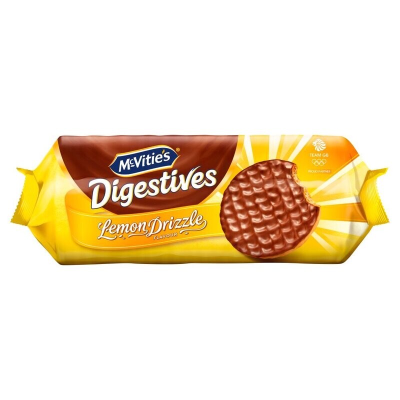 Mcvitie&#39;S Lemon Drizzle Flavour Digestive Biscuits 243G