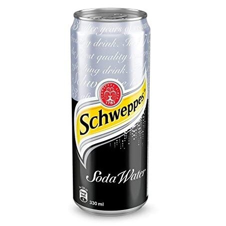 Schweppes Soda Water 330Ml