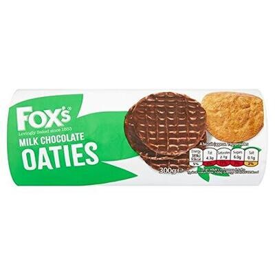 Fox&#39;s Milk Chocolate Oaties Buiscut Biscuit 300g