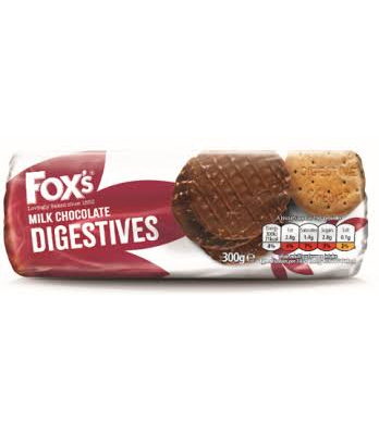 Fox&#39;s Milk Chocolate Digestive Biscuit 300g