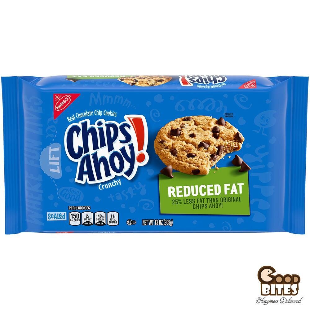 Chips Ahoy Original Reduced Fat Chocolate Chip Cookies - 368g