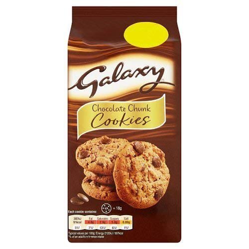 Galaxy Chocolate Chunks Cookies 180G