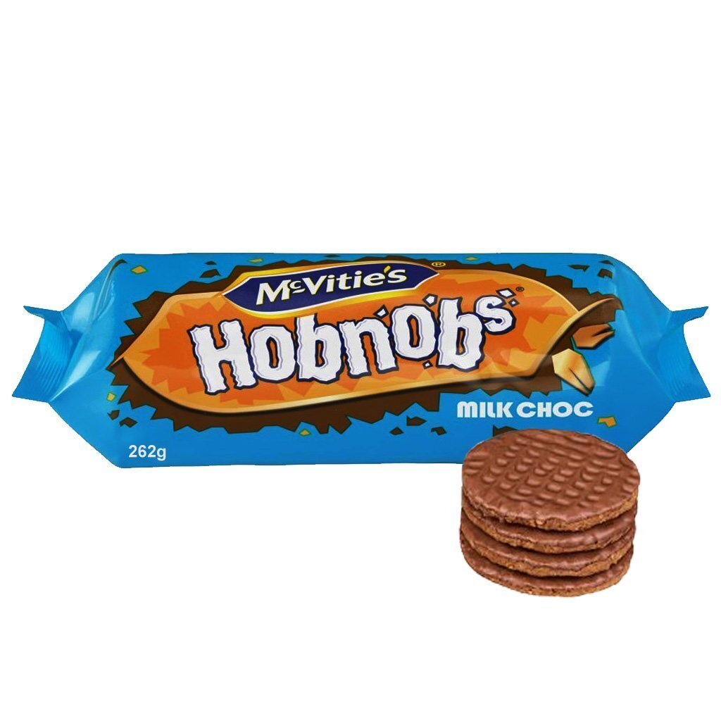 Mcvities Hobnobs Milk Chocolate 262g (Imported from UK)