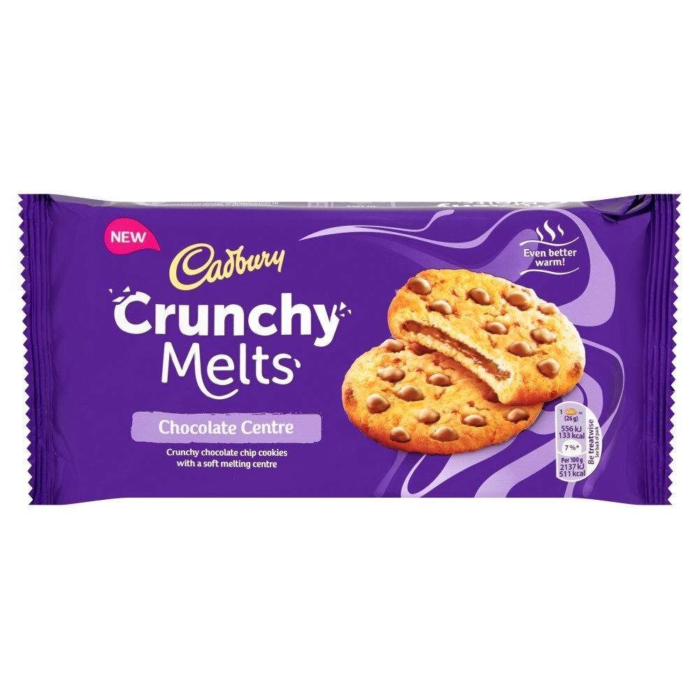 Cadbury Crunchy Melts Chocolate Chip Cookies 156G