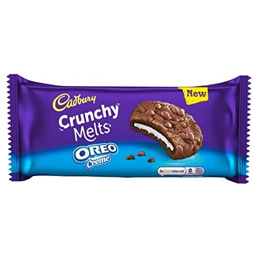 Cadbury Crunchy Melts Oreo Creme Chocolate Cookies 156G