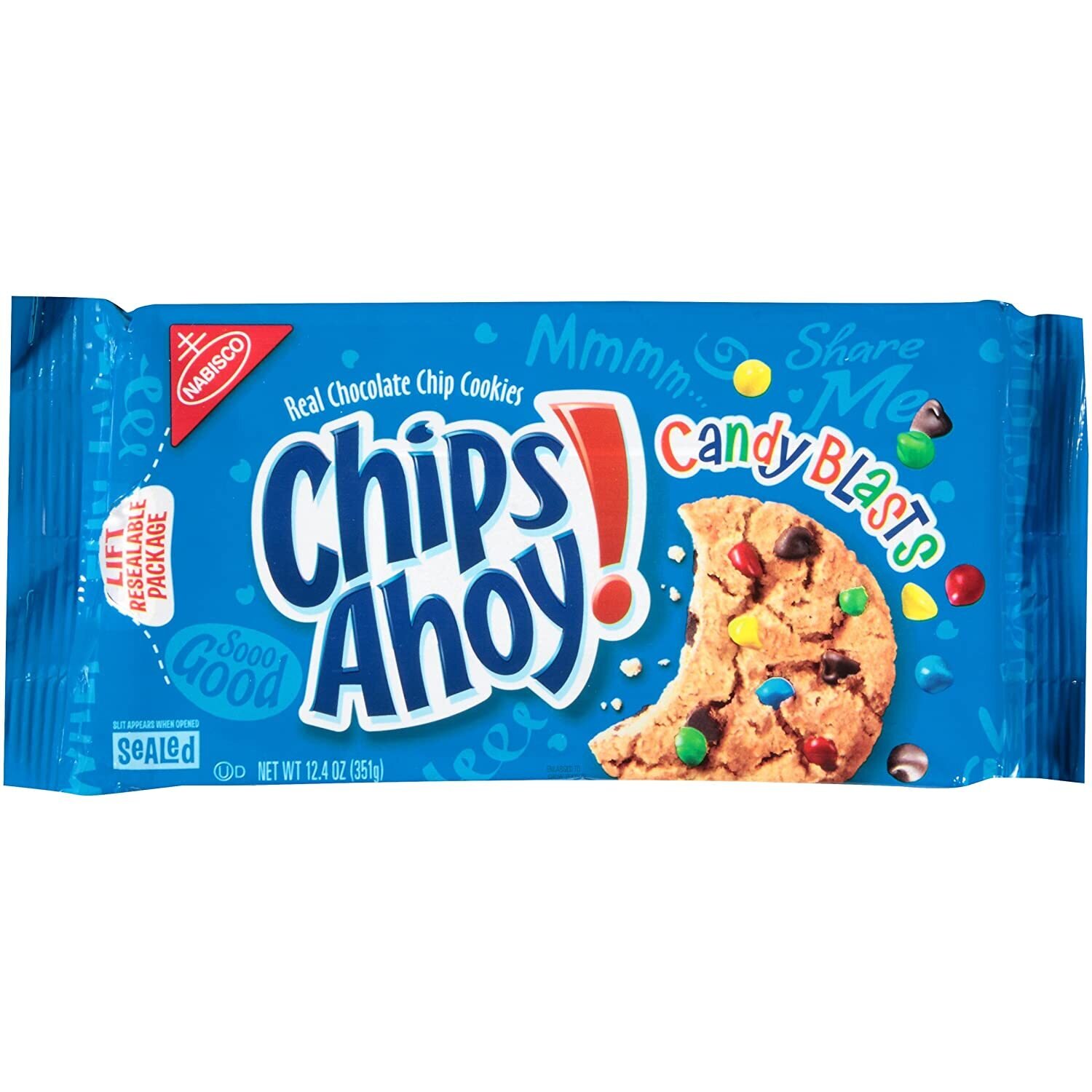 Chips Ahoy Candy Blast Cookies 351G