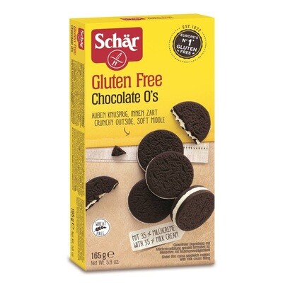 Schar Chocolate 0's Cookies Gluten Free 125G