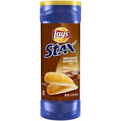 Lays Stax Mesquite Barbeque Chips  155g