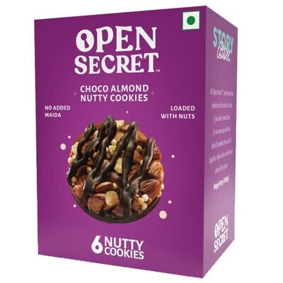 OPEN SECRET CHOCO ALMOND NUTTY COOKIES 75G