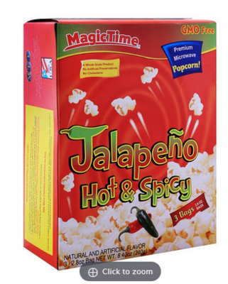 Magictime Jalapeno Hot &amp; Spicy Popcorn 240G