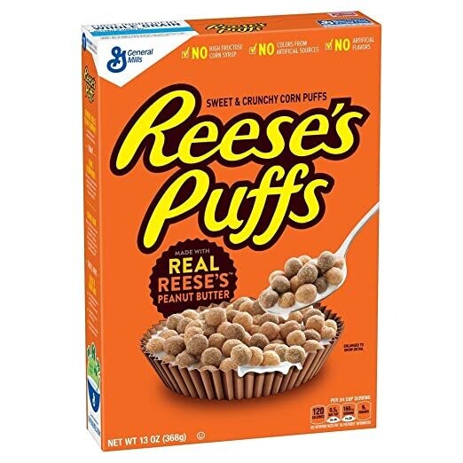 General Mills Reeses Puffs Cereal 368G