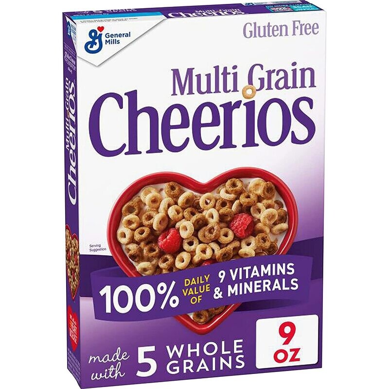 General Mills Multigrain Cheerios Cereal (255g) - Imported from USA