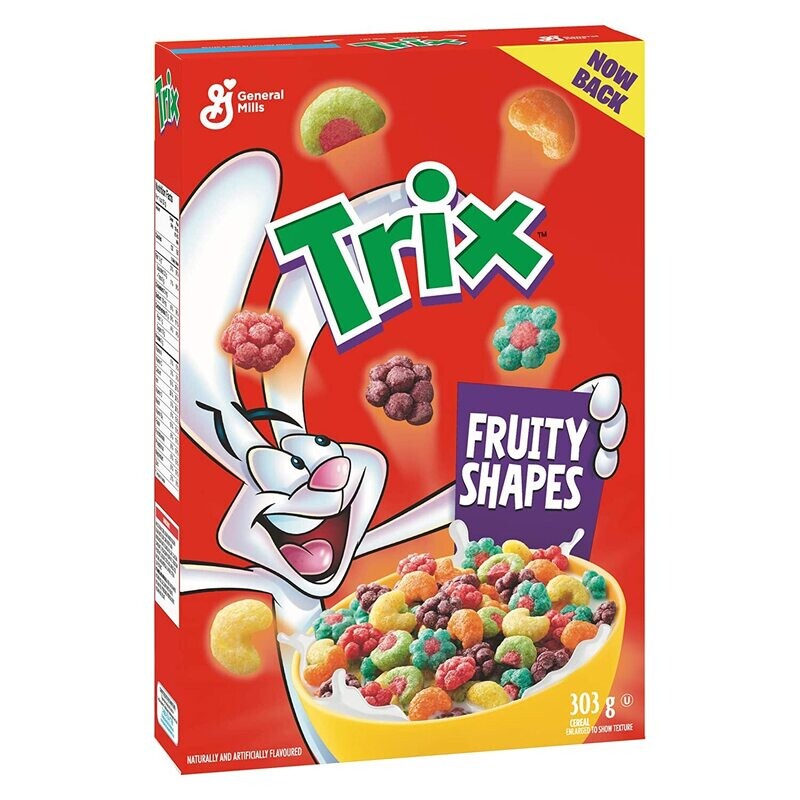 General Mills Trix Fruity Shapes Cereal 303G