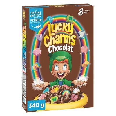 General Mills Lucky Charms Chocolate Cereal 340G