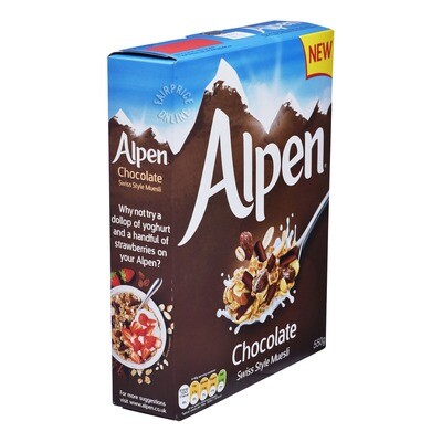 Alpen Chocolate  Swiss Style Muesli 550G