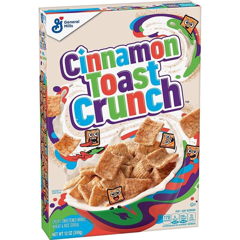 General Mills Cinnamon Toast Crunch Cereal 345G | Imported From USA 