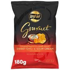 LAYS GOURMET SWEET CHILLI AND SOUR CREAM