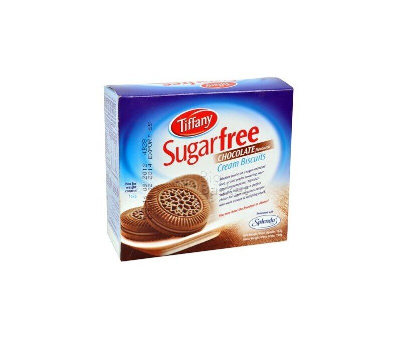 Tiffany Sugar Free Chocolate Sandwich Cookies 162g