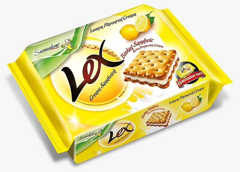 Lex Cream Sandwich Biscuits - Cheese Flavour 152g