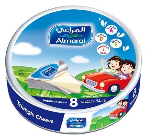 Almarai Cheese Triangles 8 Portions (120g) | Free Delivery | Imported