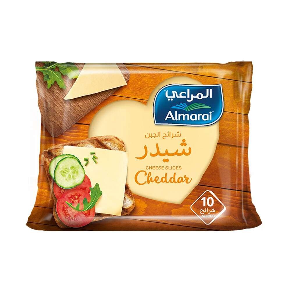 Almarai Cheddar Cheese Sliced 10 Slices (Imported)