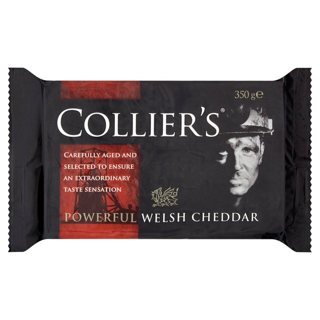 Collier's Powerful Welsh Award Winner Cheddar Cheese | Imported from UK