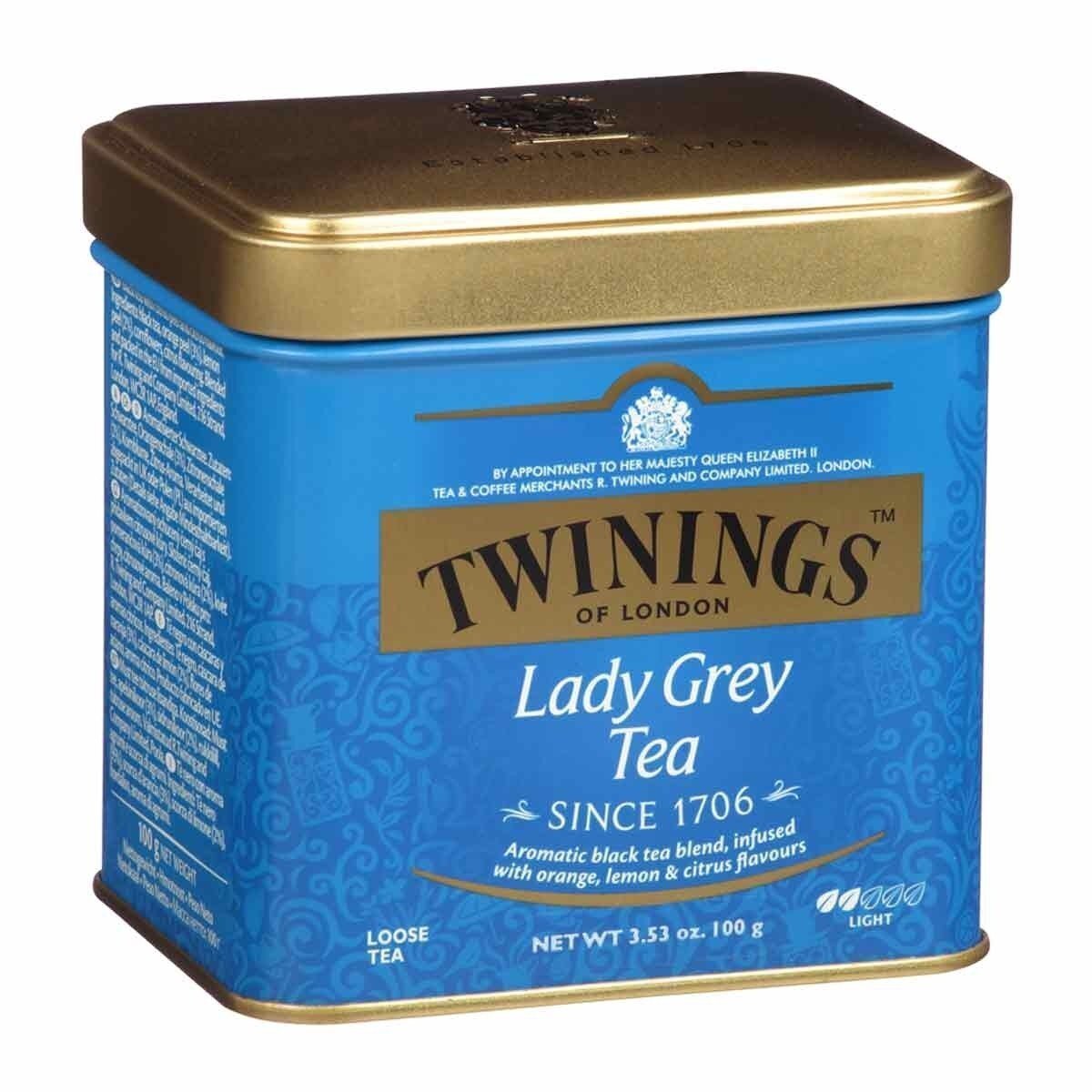 Twinings Of London Lady Grey Tea Tin 100G
