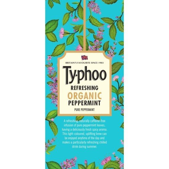 Typhoo Refreshing Organic Peppermint Tea 50g