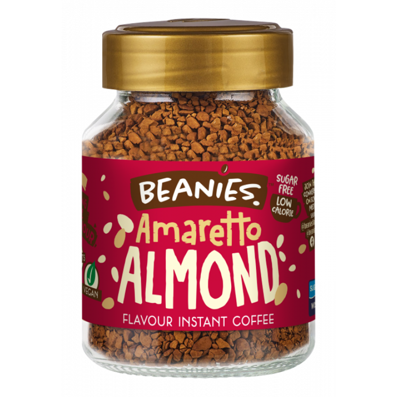 Beanies Amaretto Almond Coffee INSTANT COFFEE 50G