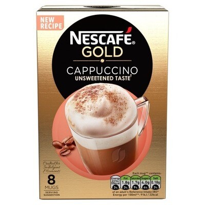 Nescafe Gold Cappuccino Unsweetend Taste - 124G