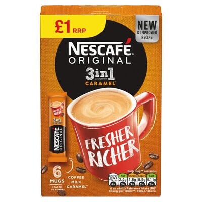 Nescafe Original 3In1 Caramel Instant Coffee