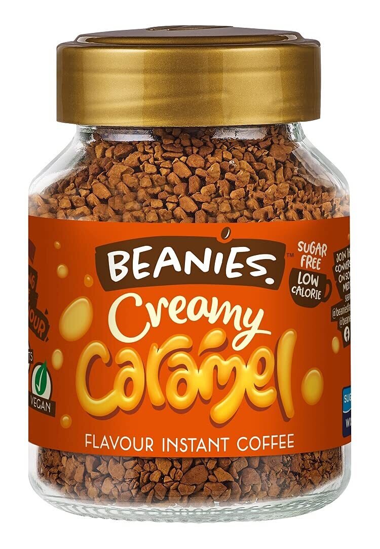 BEANIES CREAMY CARAMEL INSTANT COFFEE 50G