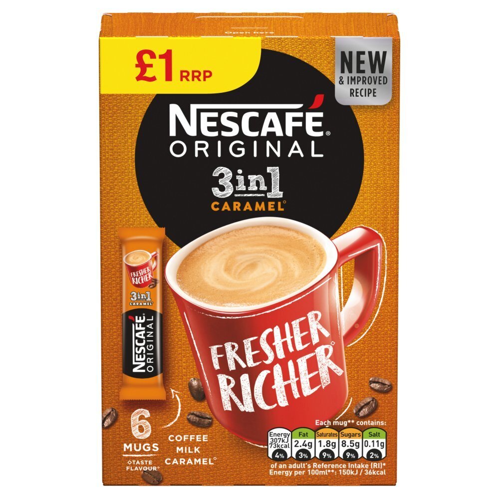 Nescafe Original 3In1 Caramel Instant Coffee