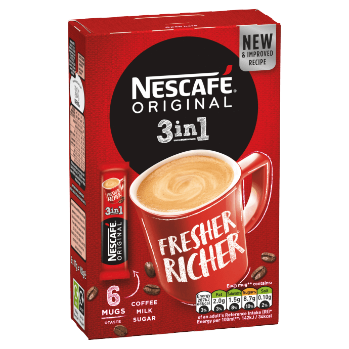Nescafe Original 3 In1 Instant Coffee | Imported