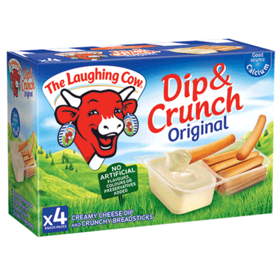 Laughing Cow Dip &amp; Crunch - Snack Sticks 140G