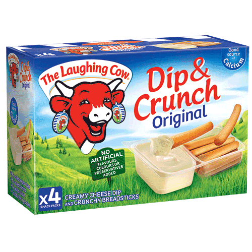 Laughing Cow Dip &amp; Crunch - Snack Sticks 140G