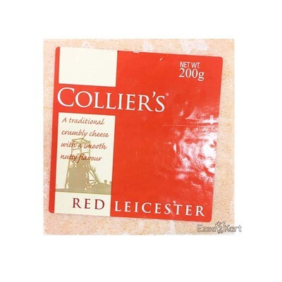 Collier's - Red Leicester 200G | Imported Cheese | Free Delivery all over India