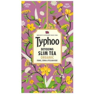 Typhoo Detoxing Organic Slim Tea Tea 20 bags X 1.5gm