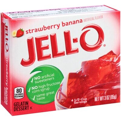 Jello Strawberry Banana 25G
