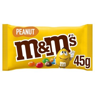 M&amp;M&#39;s Peanut Chocolate Bag 45G