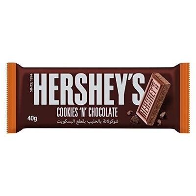 Hershey&#39;s Cookies And Chocolate Bar 40G