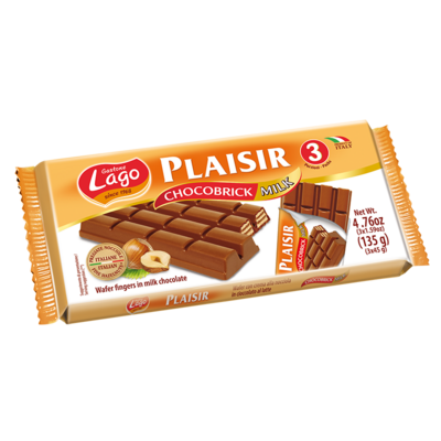 Lago Plaisir Chocobrick Milk 45G