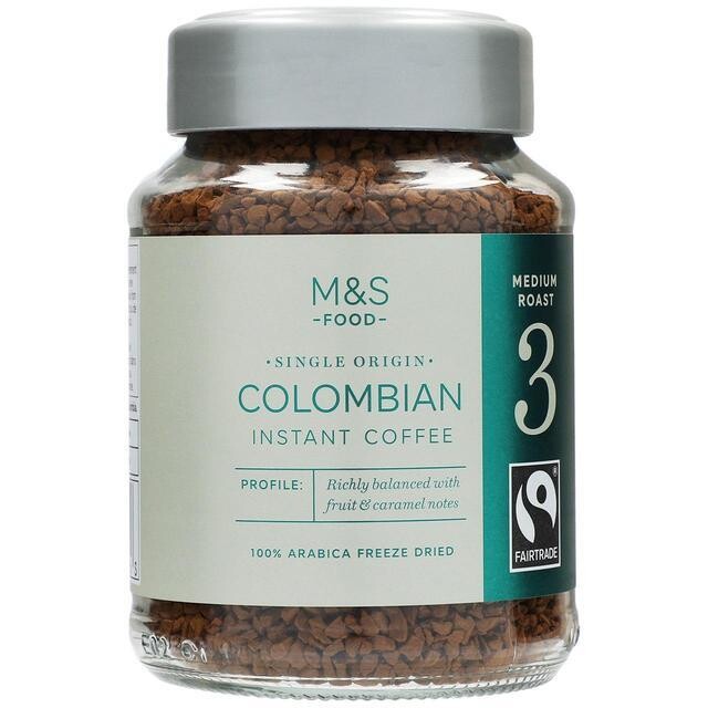 M&amp;S Colombian Instant Coffee - No. 3 Medium Roast | Free Delivery | Imported