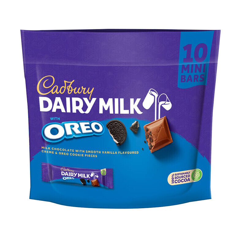 Cadbury Dairy Milk Oreo Mini Bars - 150g