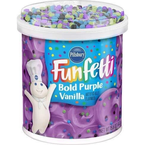 Pillsbury FunFetti Bold Purple Vannila - 453g