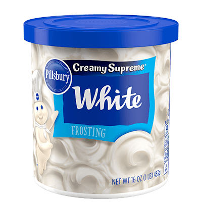 Pillsbury White Creamy Supreme Frosting - 453g