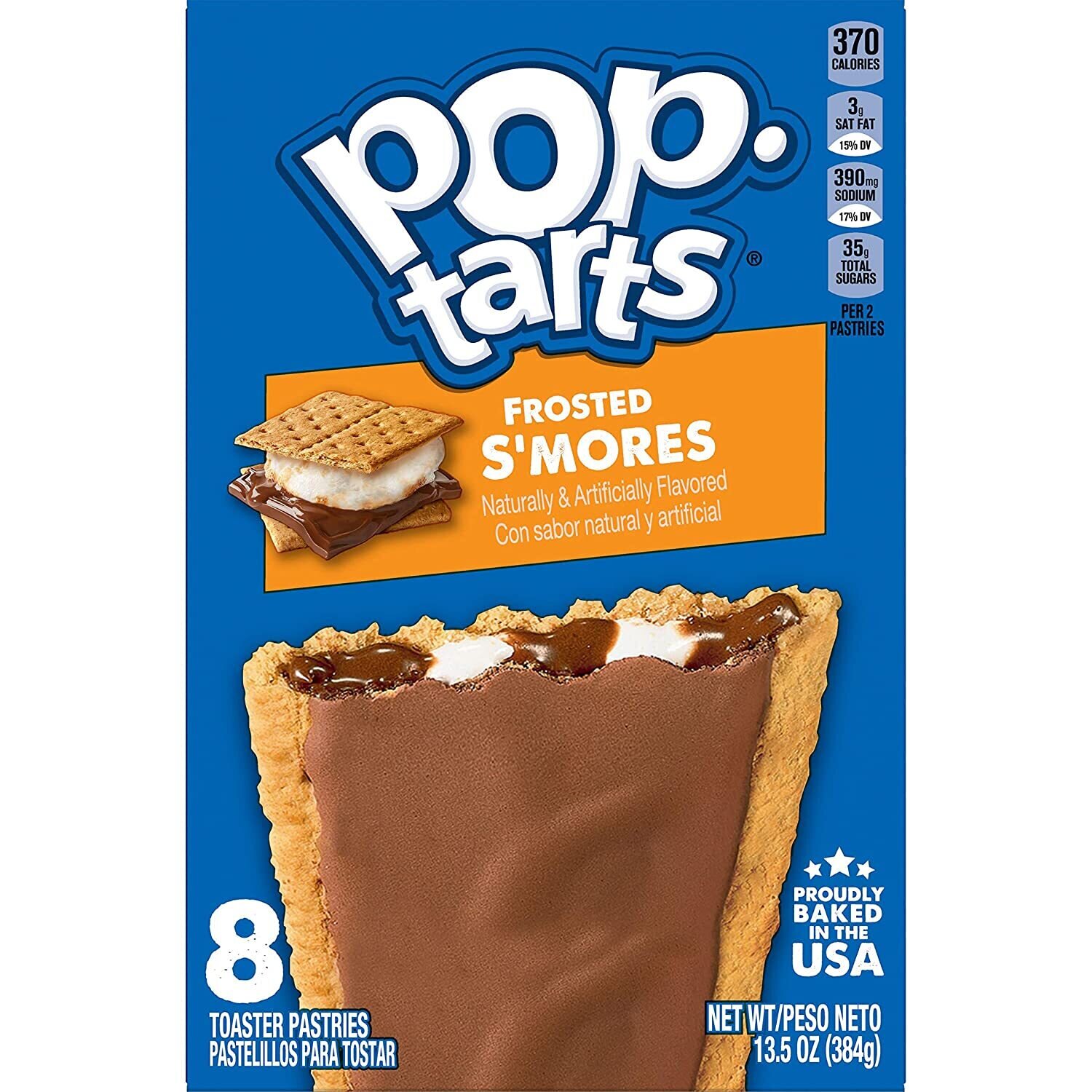 Kelloggs Poptarts Frosted 5 Mores - 384g