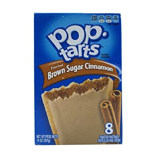 Kelloggs Poptarts Frosted Brown Sugar Cinnamon - 384g