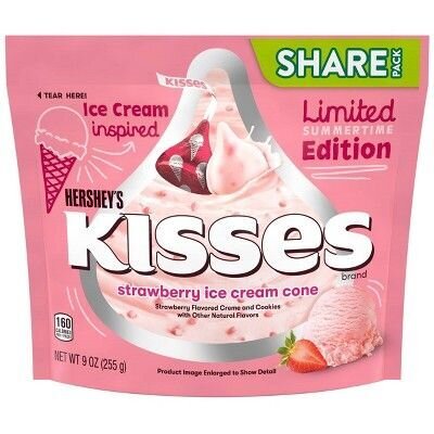 Hershey's Kisses Strawberry Icecream Cone - 300g